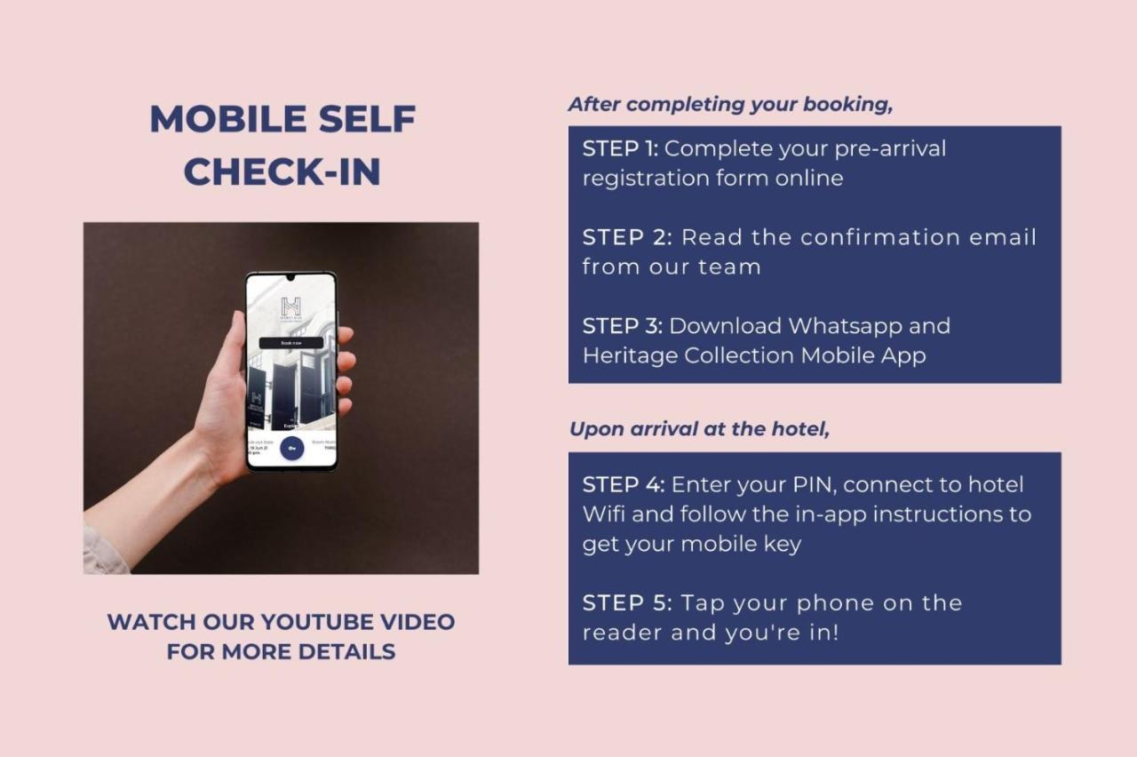 Heritage Collection On Clarke Quay - Mobile App Check-In Singapore Exterior photo